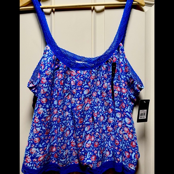 🆕NWT- LUCKY BRAND FLORAL CROP TOP - Picture 7 of 7